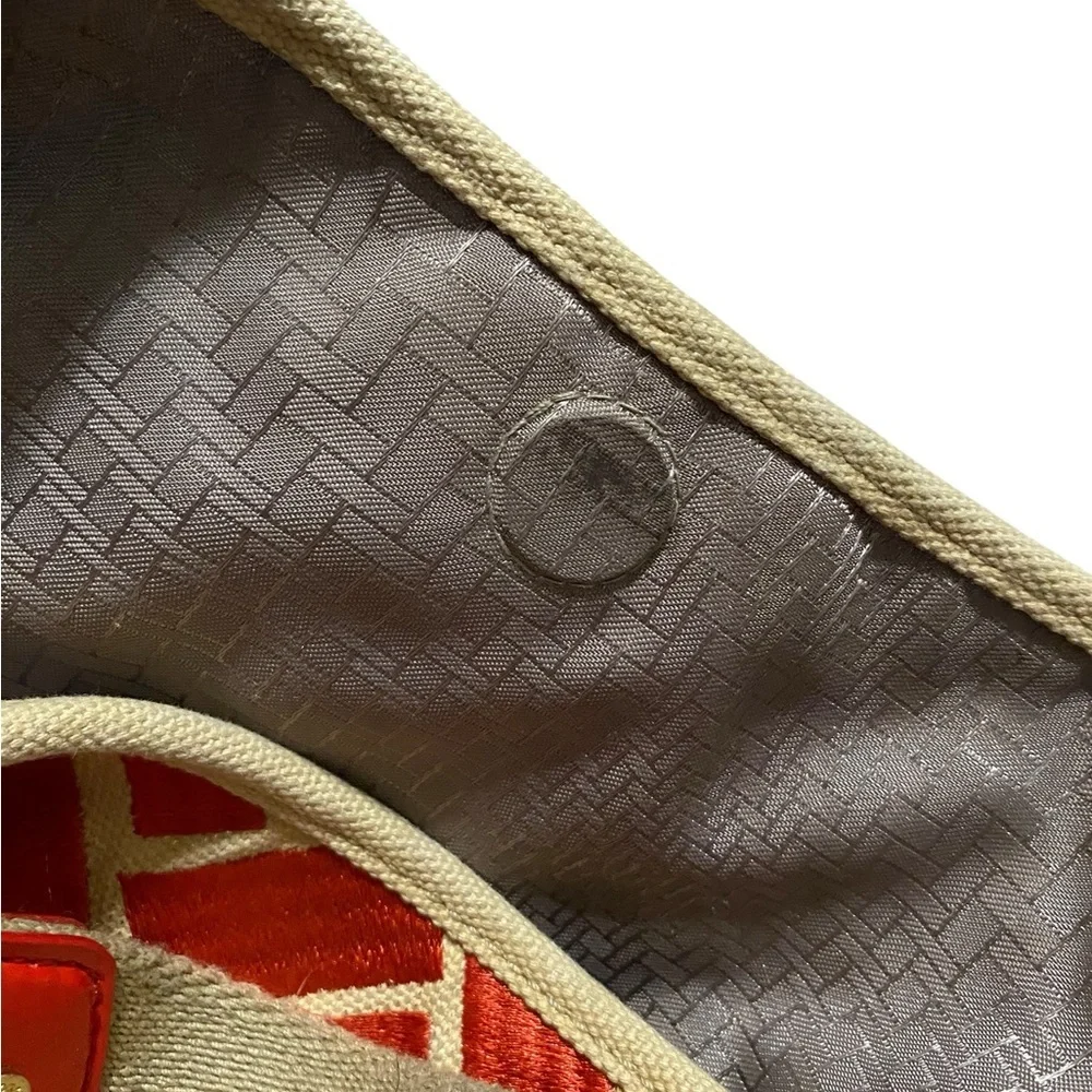 Cole Haan Red Colorful Jacquard Poolside Village Hobo Shoulder Bag